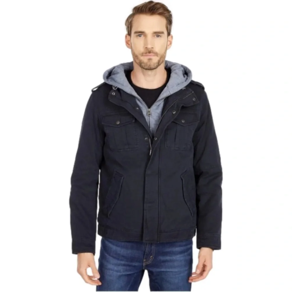 Levi’s Black Utility Jacket Large